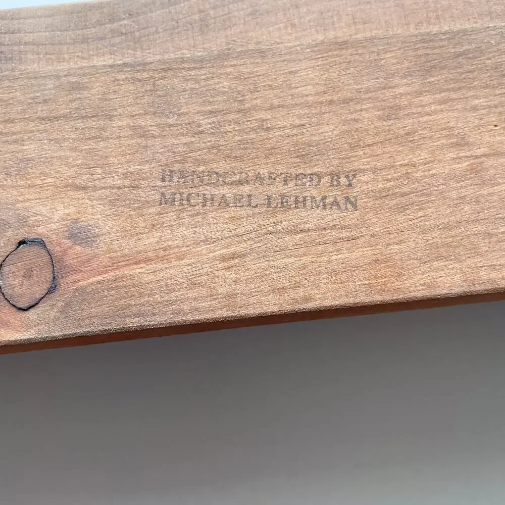Vintage Wooden Heart Kitchen Display Shelf Cottagecore Country